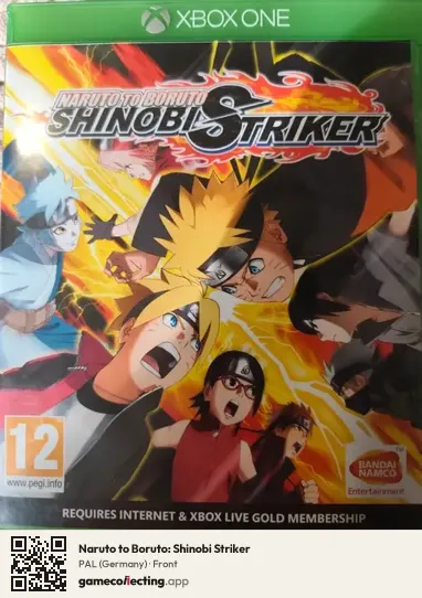 Naruto to Boruto: Shinobi Striker Xbox One, Germany box front
