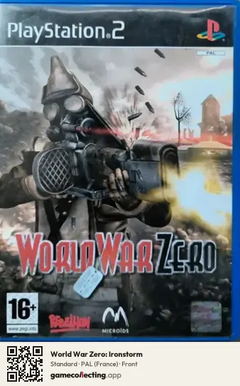 World War Zero: Ironstorm PlayStation 2, France box front