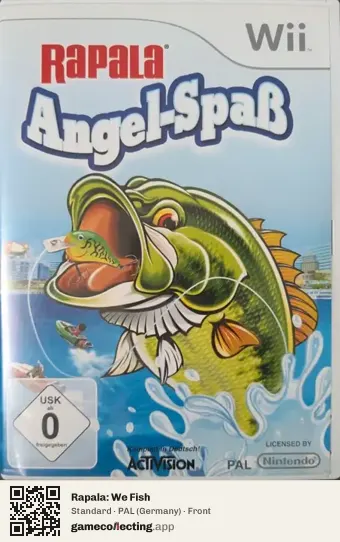 Rapala: We Fish Nintendo Wii, Germany box front