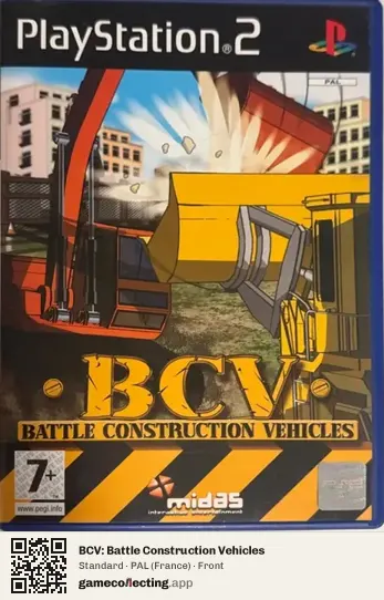 BCV: Battle Construction Vehicles PlayStation 2, France box front