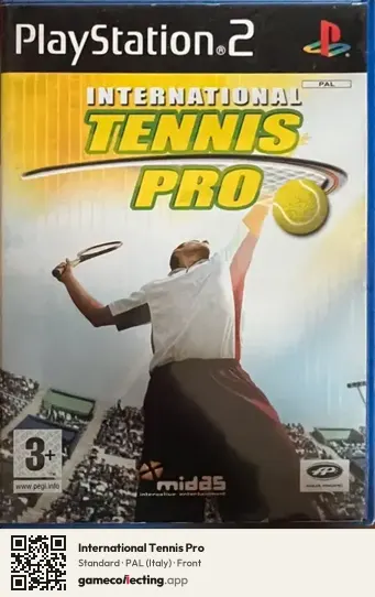International Tennis Pro PlayStation 2, Italy box front