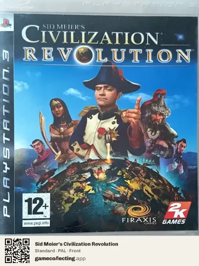 Sid Meier's Civilization Revolution PlayStation 3, PAL box front