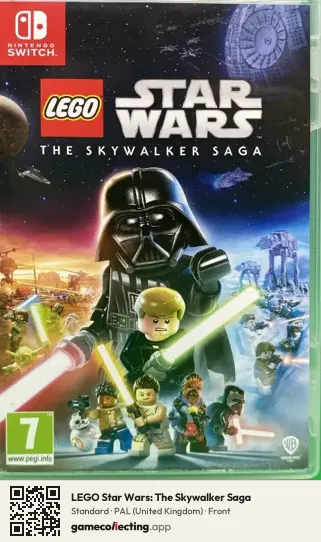 LEGO Star Wars: The Skywalker Saga Nintendo Switch, United Kingdom box front