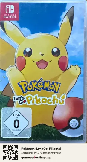 Pokémon: Let's Go, Pikachu! Nintendo Switch, Germany box front