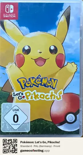 Pokémon: Let's Go, Pikachu! Nintendo Switch, Germany box front