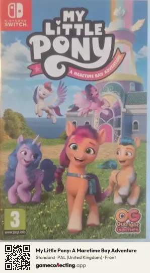 My Little Pony: A Maretime Bay Adventure Nintendo Switch, United Kingdom box front