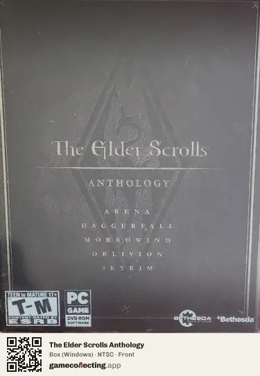 The Elder Scrolls Anthology Computer, NTSC box front