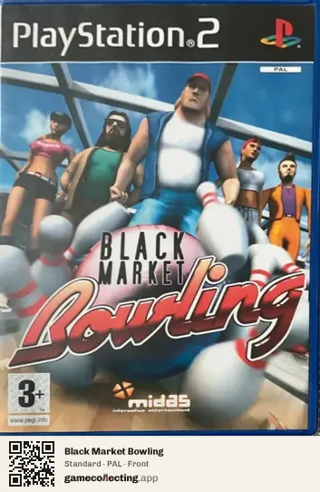 Black Market Bowling PlayStation 2, PAL box front