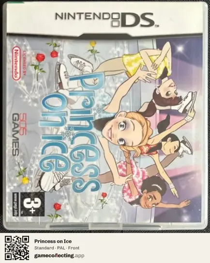 Princess on Ice Nintendo DS, PAL box front