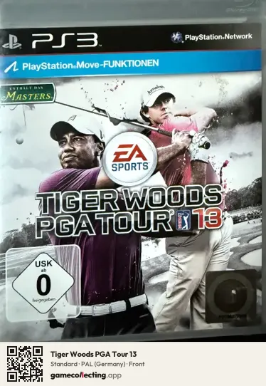 Tiger Woods PGA Tour 13 PlayStation 3, Germany box front