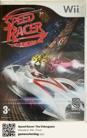 Speed Racer: The Videogame Nintendo Wii, PAL box front