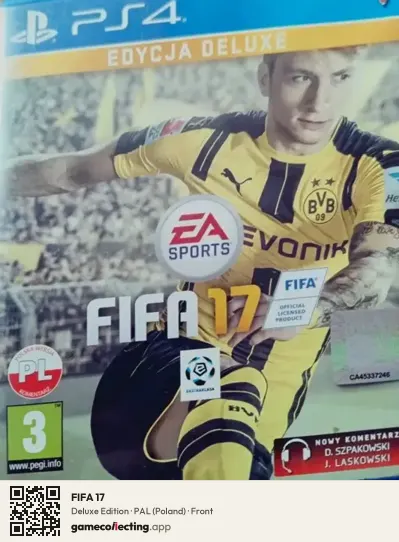 FIFA 17 PlayStation 4, Poland box front
