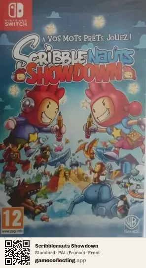 Scribblenauts Showdown Nintendo Switch, France box front