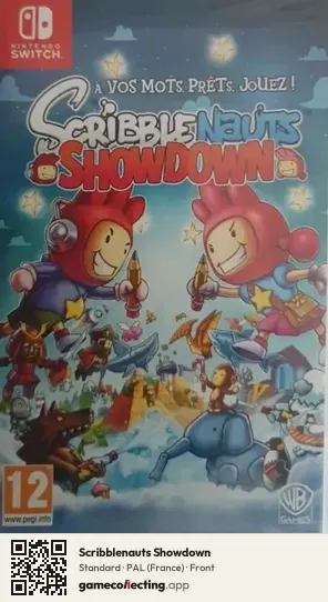 Scribblenauts Showdown Nintendo Switch, France box front