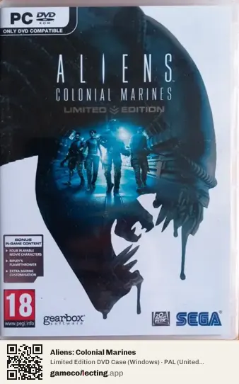Aliens: Colonial Marines Computer, United Kingdom box front
