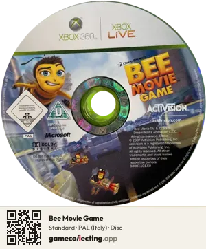 Bee Movie Game Xbox 360, PAL disc