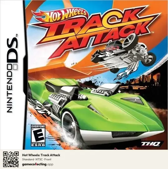 Hot Wheels: Track Attack Nintendo DS, NTSC box front