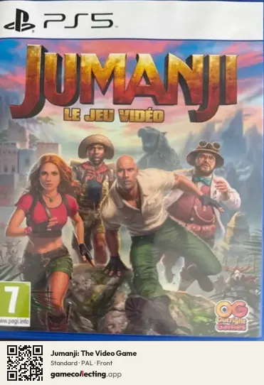 Jumanji: The Video Game PlayStation 5, PAL box front