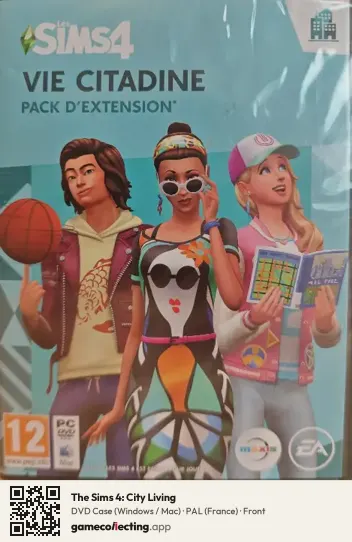 The Sims 4: City Living Computer, France box front