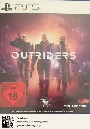 Outriders PlayStation 5, Germany box front