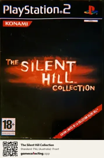 The Silent Hill Collection PlayStation 2, Australia box front