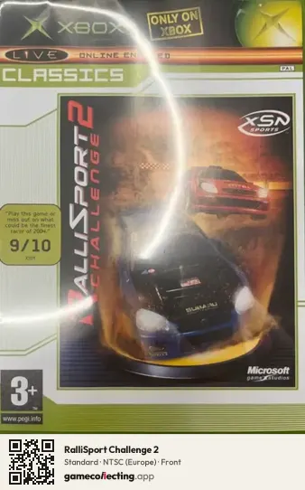 RalliSport Challenge 2 Xbox, Europe box front