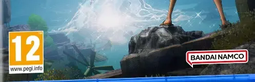 One Piece Odyssey, the PEGI square on its front