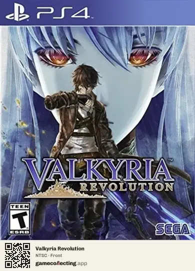 Valkyria Revolution PlayStation 4, NTSC box front