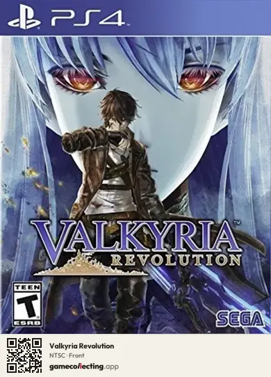 Valkyria Revolution PlayStation 4, NTSC box front