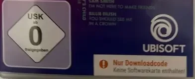 Just Dance 2024 Edition, the USK square on its front