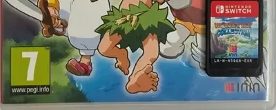 Wonder Boy Collection, the PEGI square on its front