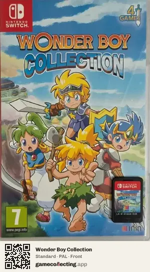 Wonder Boy Collection Nintendo Switch, PAL box front