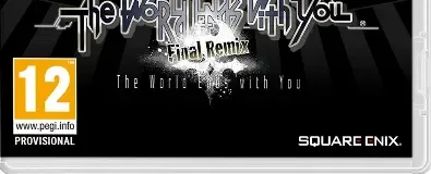 The World Ends with You: Final Remix, the PEGI square on its front