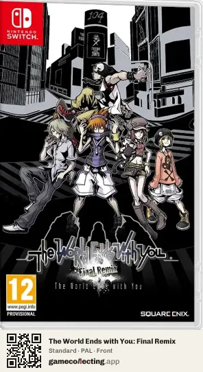 The World Ends with You: Final Remix Nintendo Switch, PAL box front