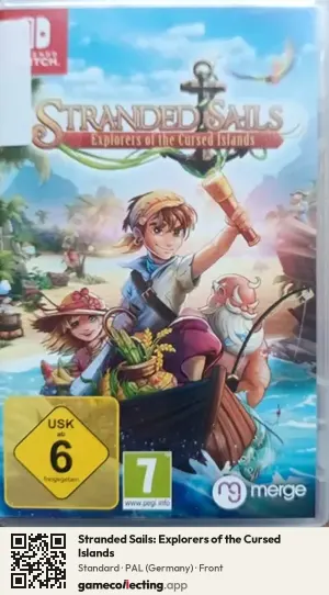 Stranded Sails: Explorers of the Cursed Islands Nintendo Switch, Germany box front