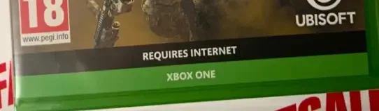 Tom Clancy's Ghost Recon Breakpoint, the PEGI square on its front