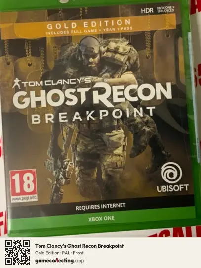 Tom Clancy's Ghost Recon Breakpoint Xbox One, PAL box front