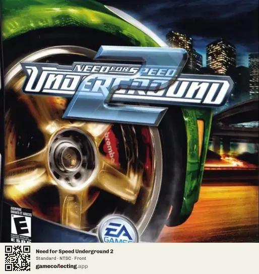 Need for Speed Underground 2 Nintendo DS, NTSC box front