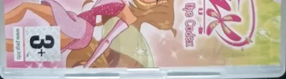Winx Club: Quest for the Codex, the PEGI square on its front