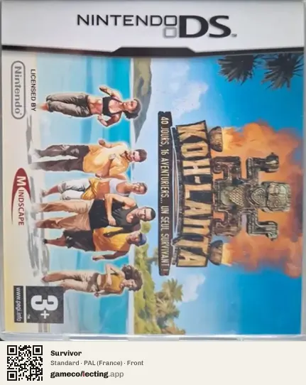 Survivor Nintendo DS, France box front