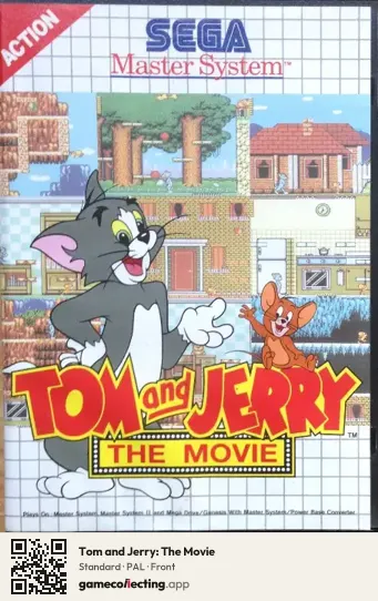 Tom and Jerry: The Movie Sega Master System, PAL box front