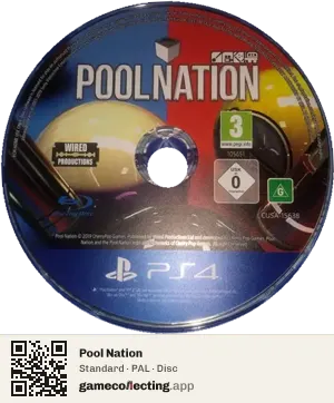 Pool Nation PlayStation 4, PAL disc