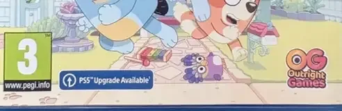 Bluey: The Videogame, the USK square on its front