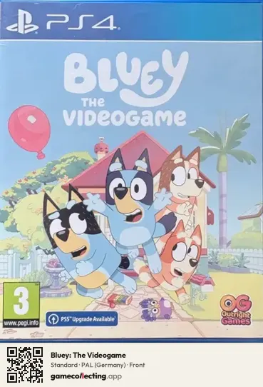 Bluey: The Videogame PlayStation 4, Germany box front