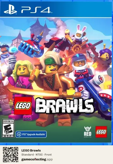 LEGO Brawls PlayStation 4, NTSC box front