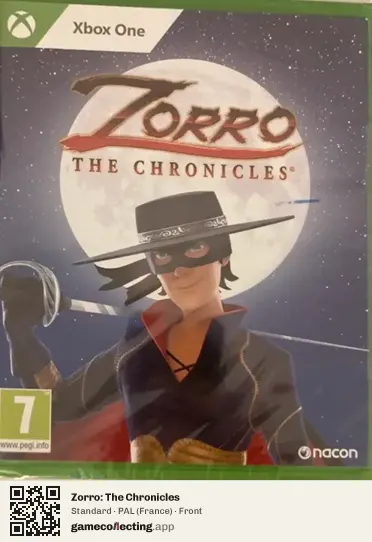 Zorro: The Chronicles Xbox One, France box front