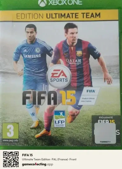 FIFA 15 Xbox One, France box front