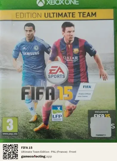 FIFA 15 Xbox One, France box front