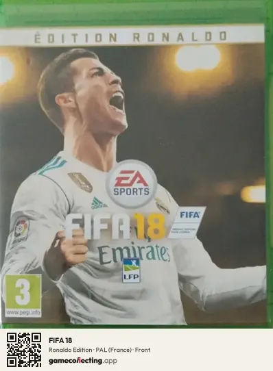 FIFA 18 Xbox One, France box front