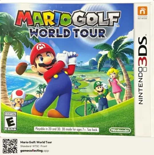 Mario Golf: World Tour Nintendo 3DS, NTSC box front